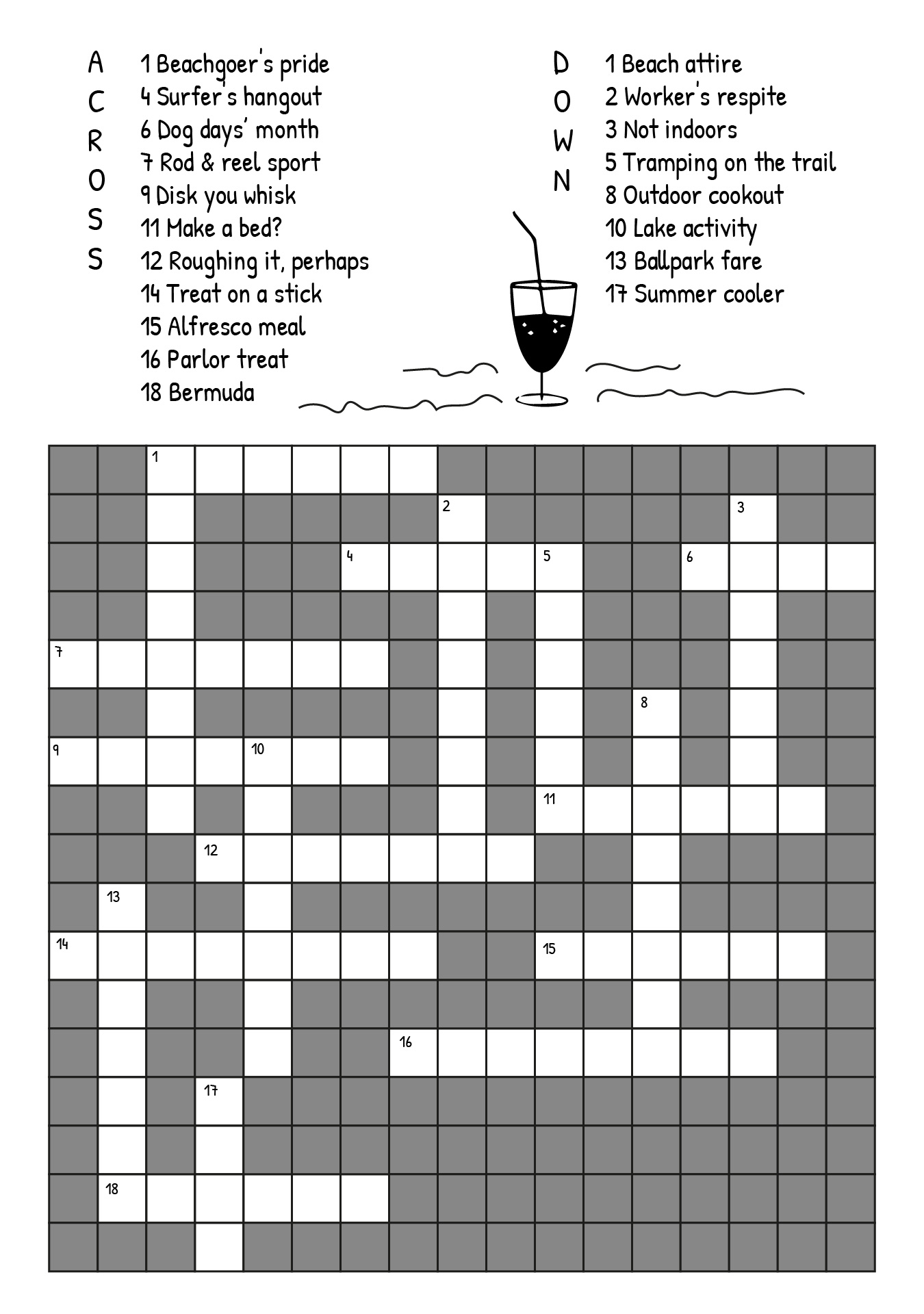 Crosswords For Adults 13 Free PDF Printables Printablee