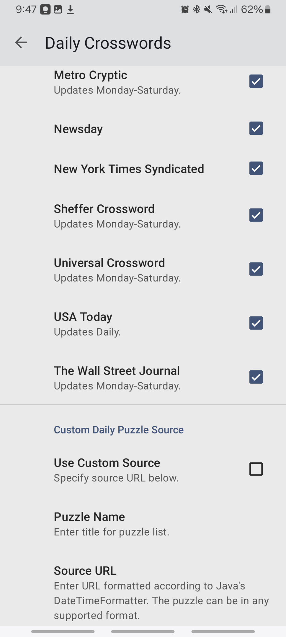 Daily Newspaper Crossword Puzzles By Aimediamagic gmail