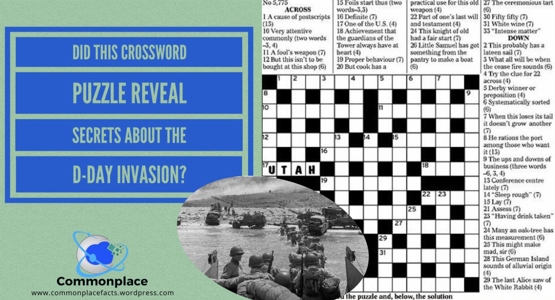 Did A Crossword Puzzle Reveal D Day Secrets About Invasion The Shocking WWII Story Commonplace Fun Facts