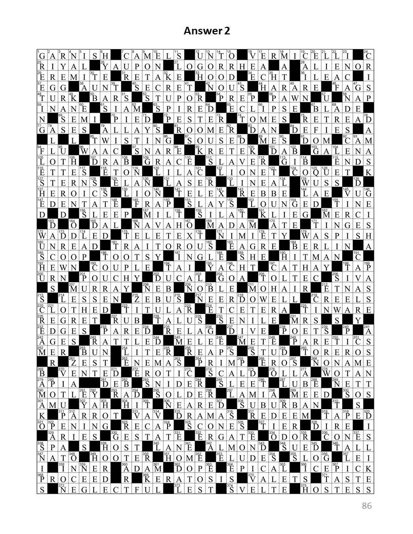 Digital Download 40 Printable Giant Crossword Puzzles For Adults Large Print Easy To Read Mega Size Games With Solutions Etsy