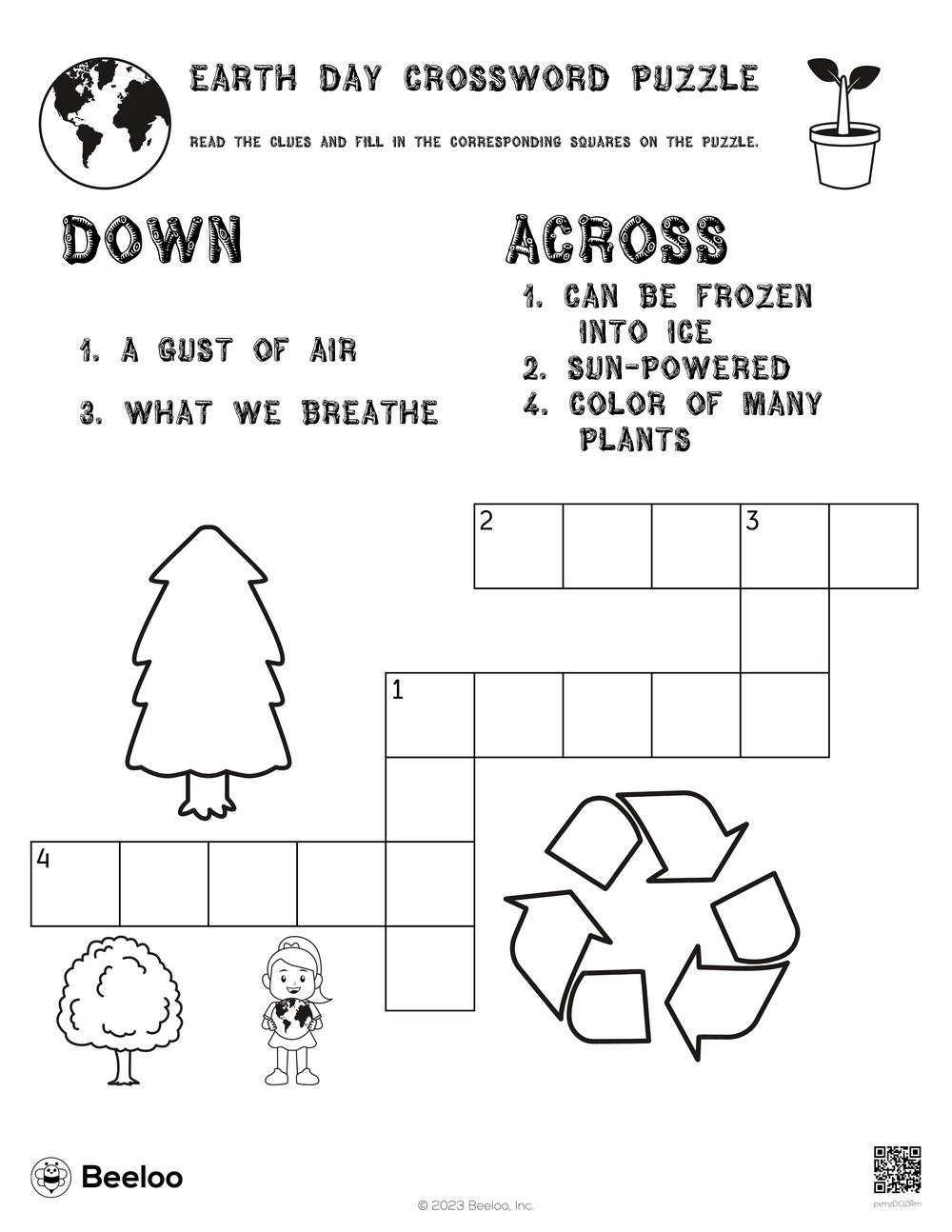 Earth Day Crossword Puzzle Beeloo Printable Crafts And Activities For Kids Earth Day Crossword Puzzle Beeloo Printable Crafts And Activities For Kids