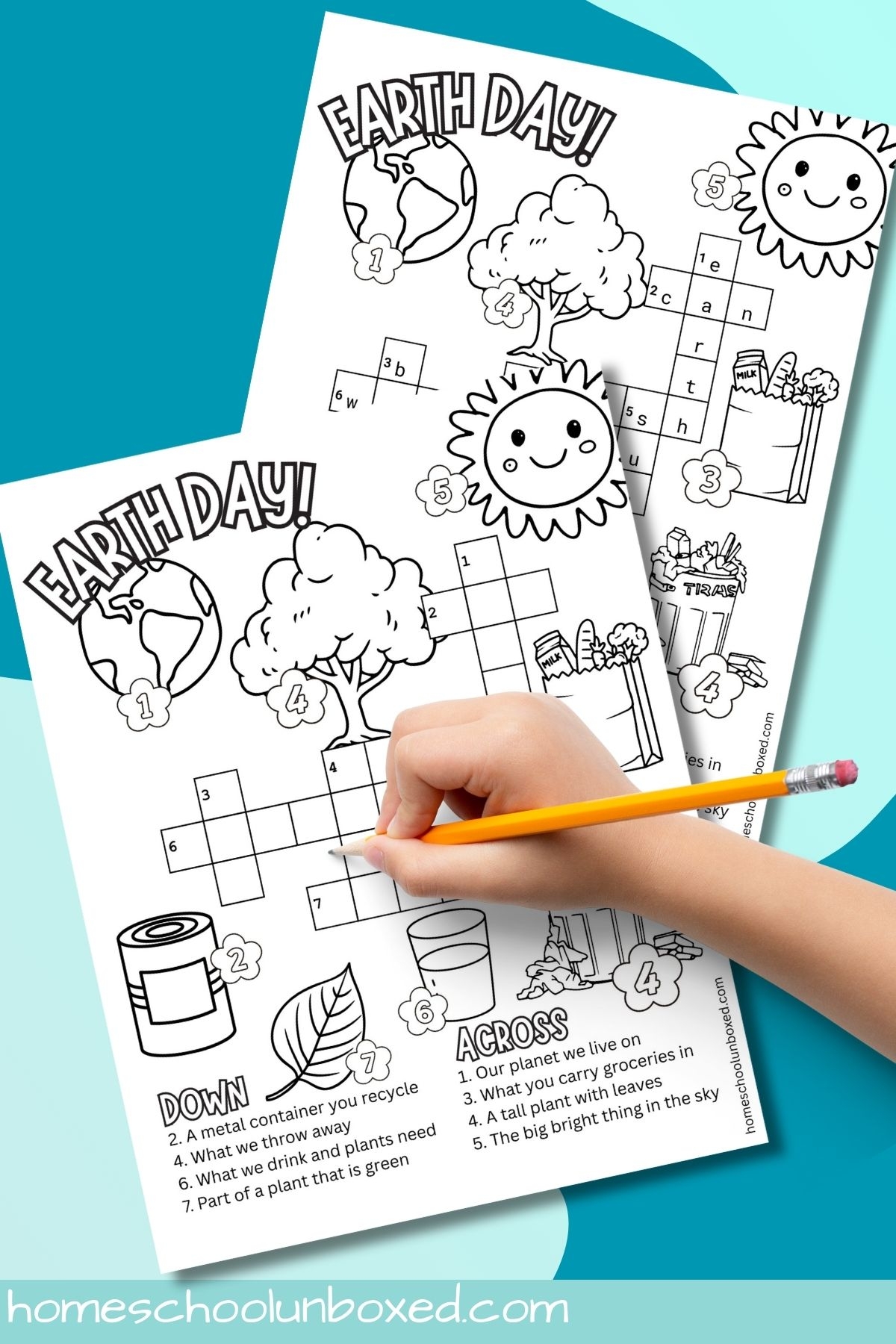 Earth Day Crossword Puzzles Free Printable Worksheets For Kids 