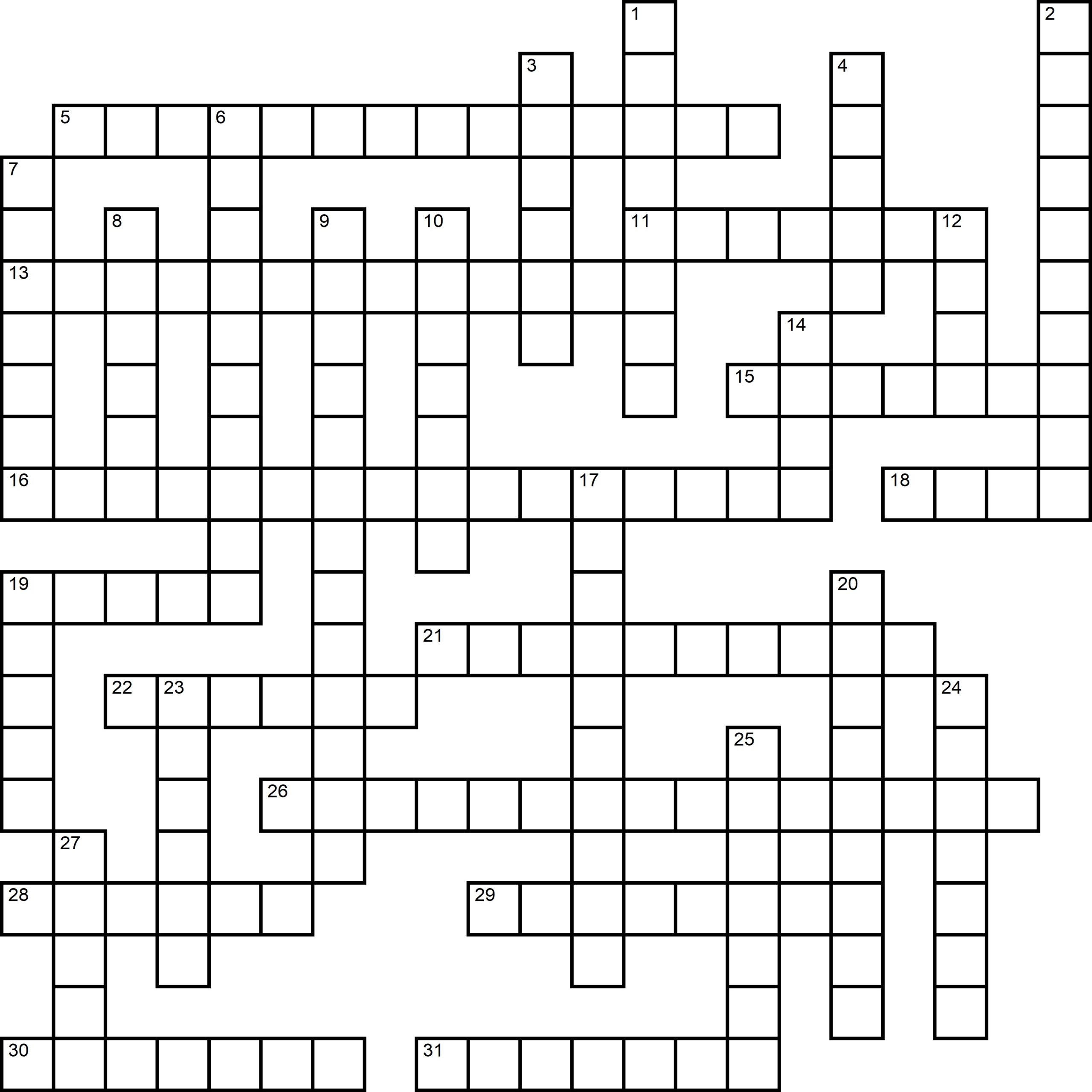 Easy Crossword About Childrens Day