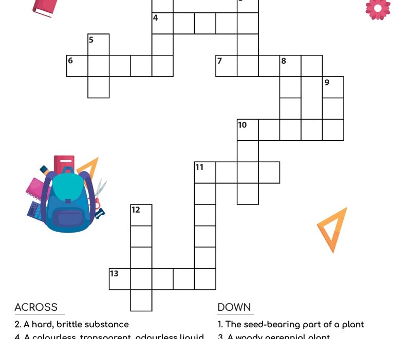 Easy Printable Crosswords Youre Going To Love Worksheets Library
