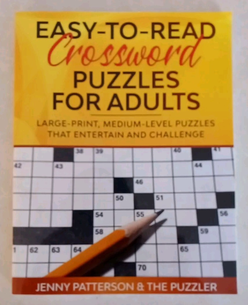 EASY TO READ CROSSWORD PUZZLES FOR ADULTS LARGE PRINT MEDIUM LEVEL NEW 9781673633092 EBay