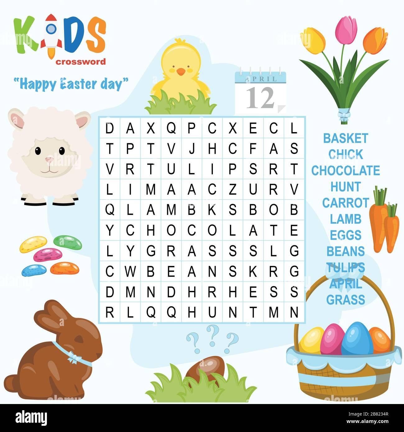 Easy Word Search Crossword Puzzle Happy Easter Day For Children In Elementary And Middle School Fun Way To Practice Language Comprehension And Exp Stock Vector Image Art Alamy Easy Word Search Crossword Puzzle Happy Easter Day For Children In Elementary And Middle School Fun Way To Practice Language Comprehension And Exp Stock Vector Image Art Alamy