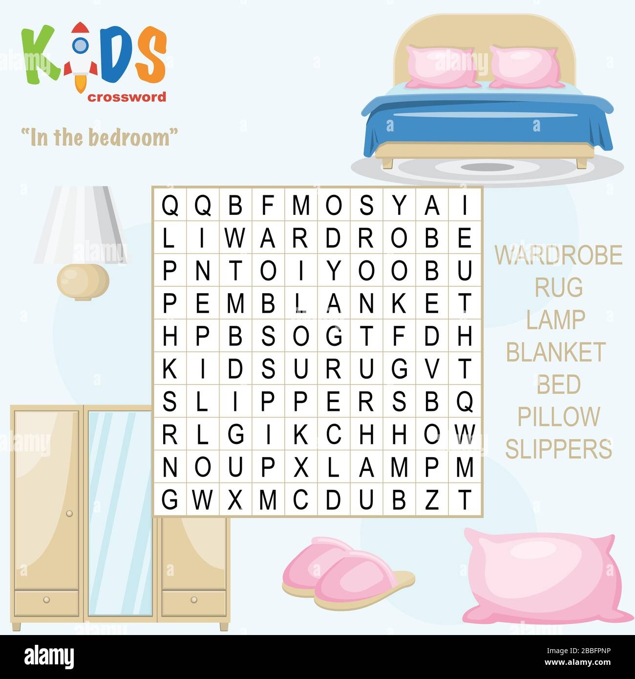 Easy Word Search Crossword Puzzle In The Bedroom For Children In Elementary And Middle School Fun Way To Practice Language Comprehension And Expan Stock Vector Image Art Alamy Easy Word Search Crossword Puzzle In The Bedroom For Children In Elementary And Middle School Fun Way To Practice Language Comprehension And Expan Stock Vector Image Art Alamy