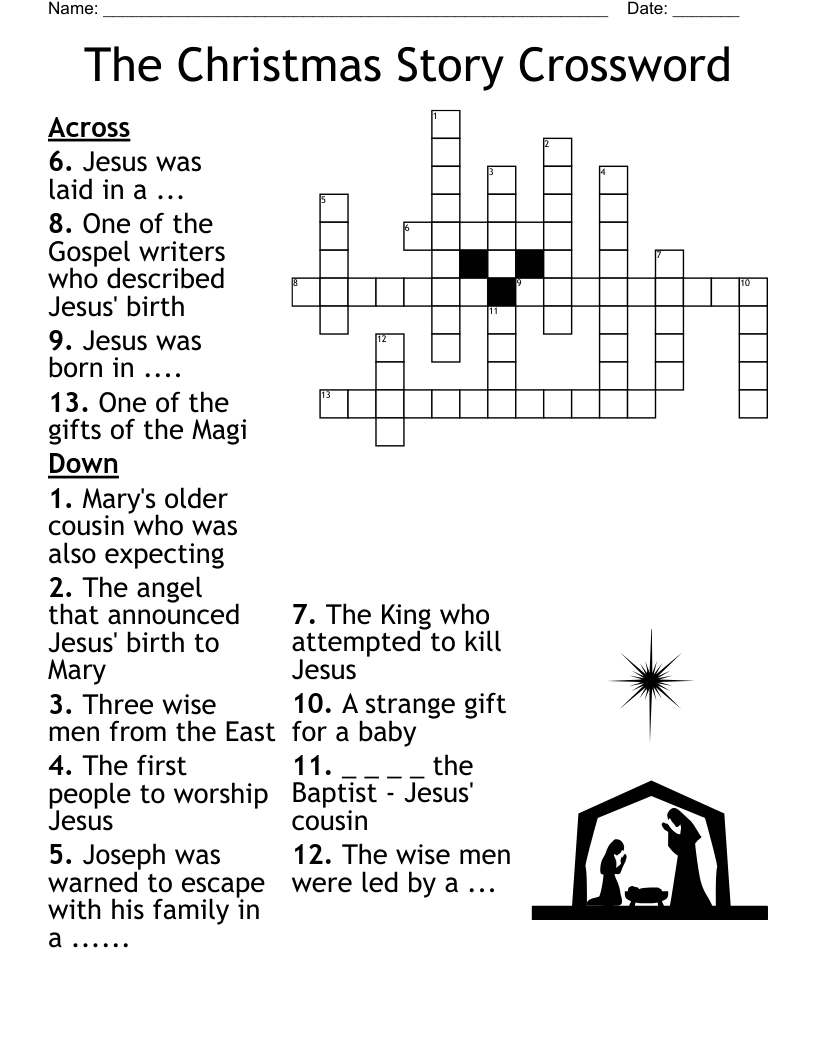 Epiphany Crossword WordMint