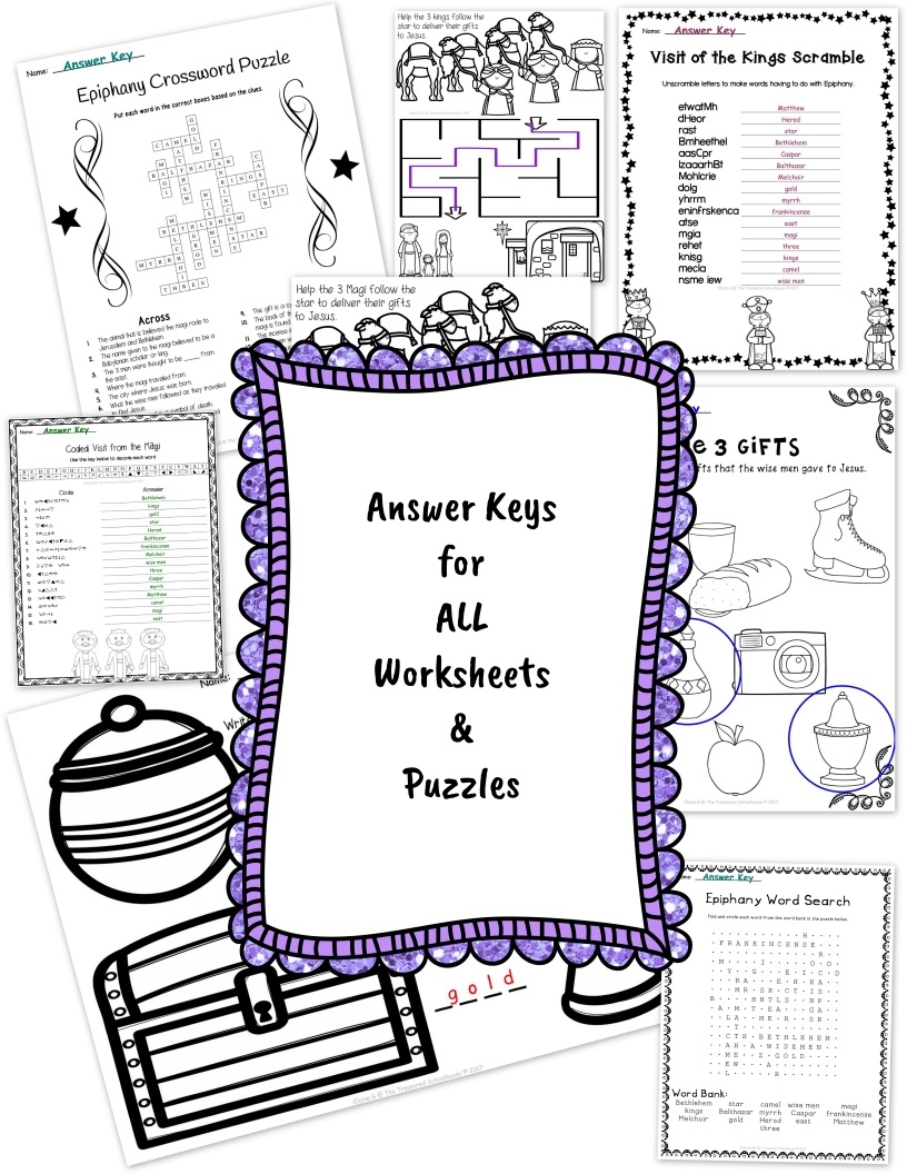 Epiphany Puzzle And Activity Pack Made By Teachers