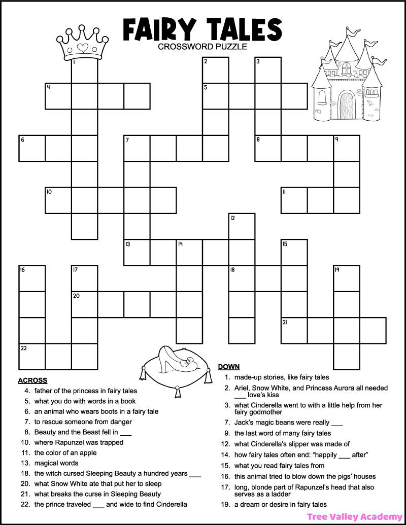 Disney Movie Crossword Puzzles Printable
