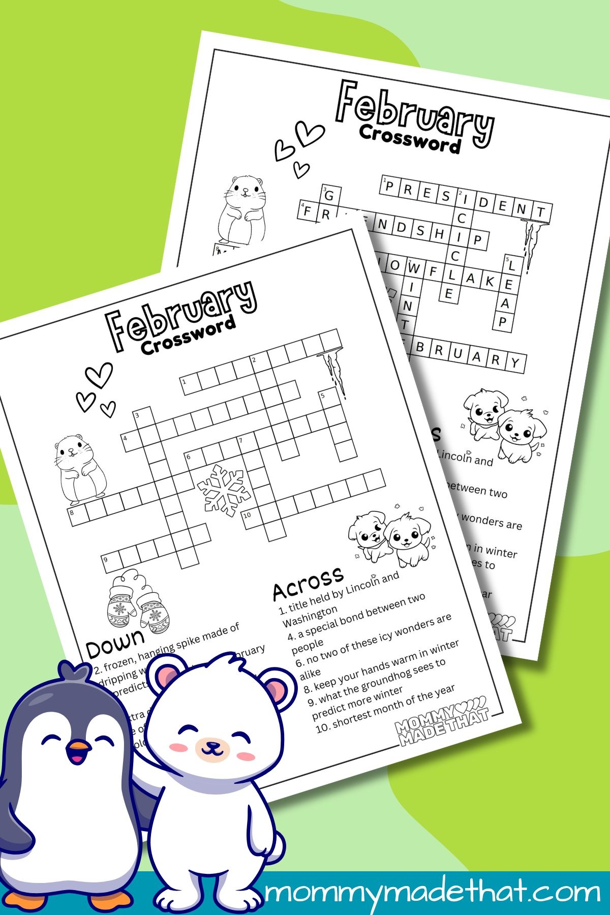 February Crossword Puzzle Free Printable February Crossword Puzzle Free Printable