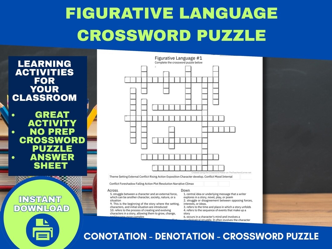 Figurative Language Crossword Puzzle ELA Setting Crossword Puzzle With Answer Key ELA Vocabulary Crossword Puzzles Etsy Figurative Language Crossword Puzzle ELA Setting Crossword Puzzle With Answer Key ELA Vocabulary Crossword Puzzles Etsy