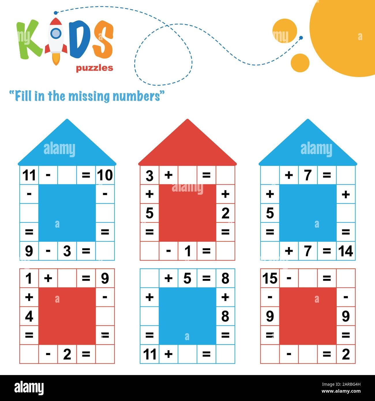 Fill In The Missing Numbers Easy Colorful Math Crossword Puzzles For Preschool Elementary And Middle School Kids Stock Vector Image Art Alamy Fill In The Missing Numbers Easy Colorful Math Crossword Puzzles For Preschool Elementary And Middle School Kids Stock Vector Image Art Alamy