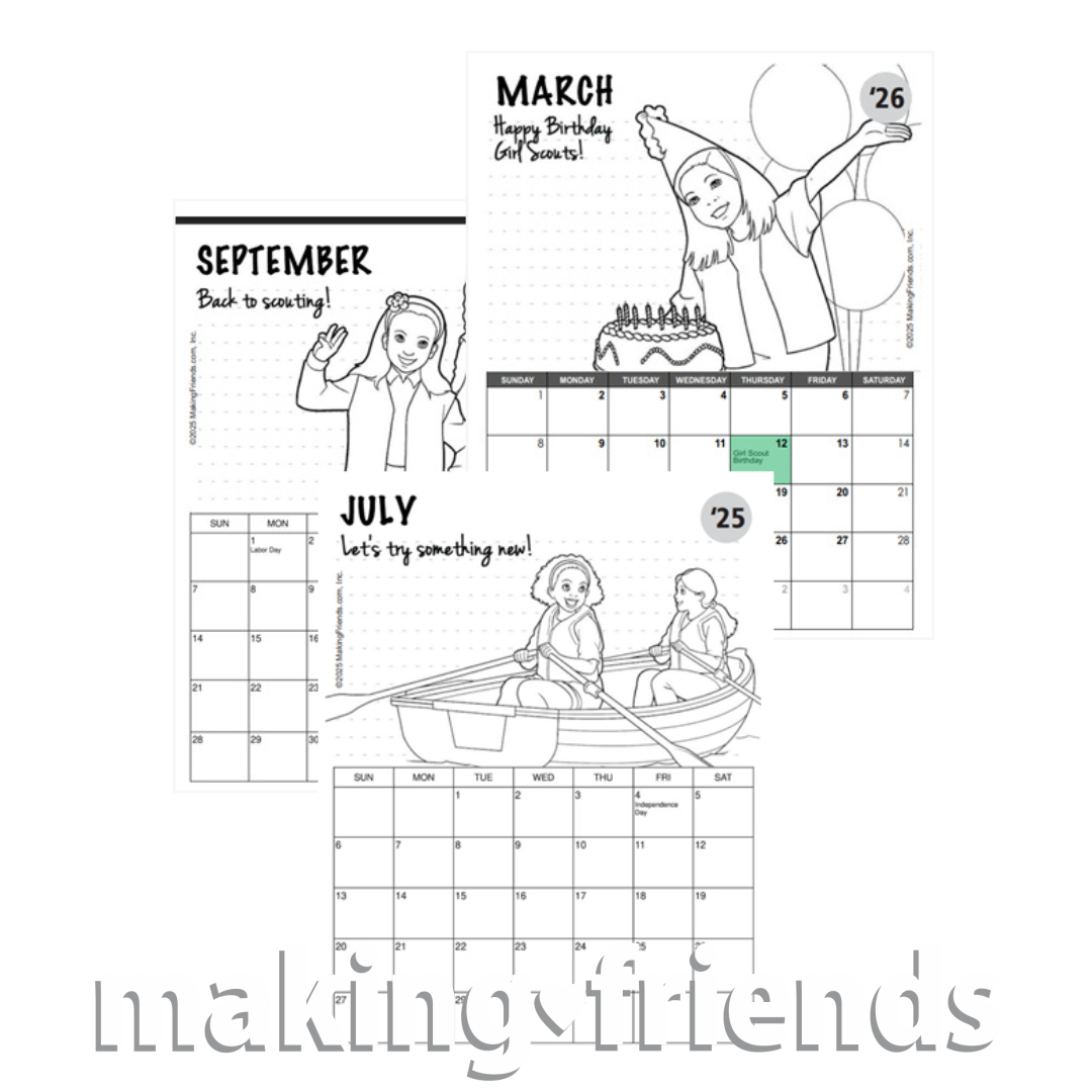 Free 2025 2026 Downloadable Printable Calendars MakingFriends
