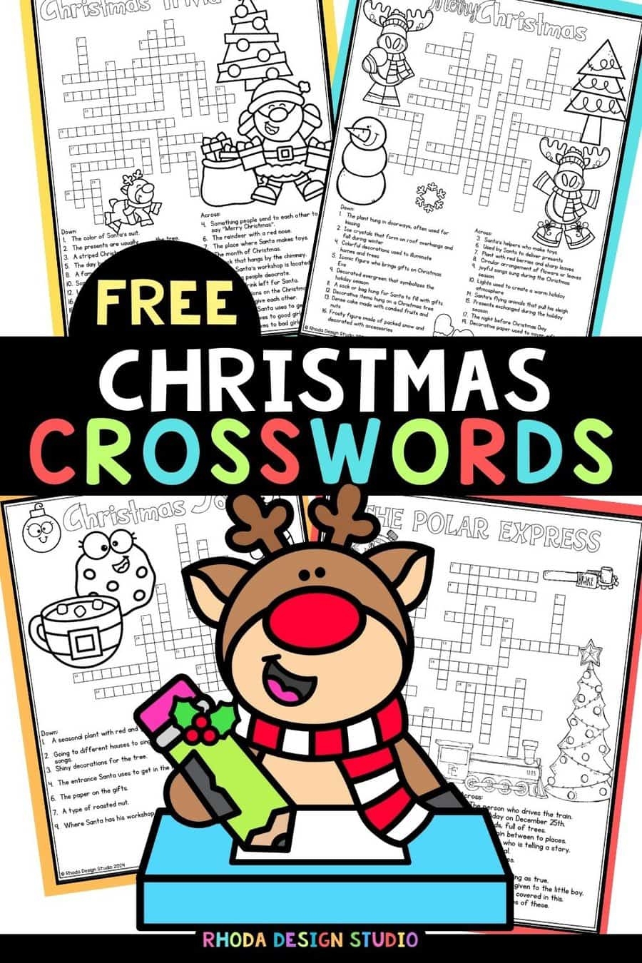 Free Christmas Crossword Puzzle Printables For Kids Free Christmas Crossword Puzzle Printables For Kids