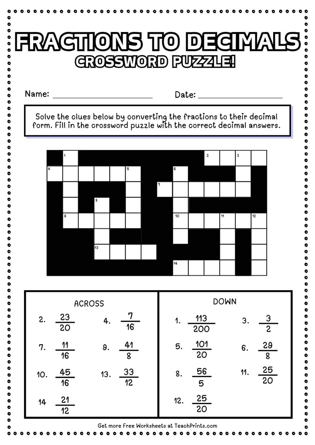 Free Fractions As Decimals Worksheets Teach Prints Free Fractions As Decimals Worksheets Teach Prints