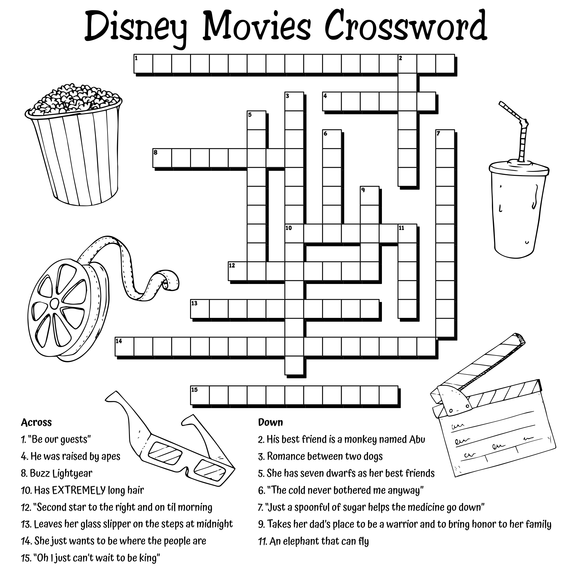 Free Large Print Crossword Puzzles Free Large Print Crossword Puzzles