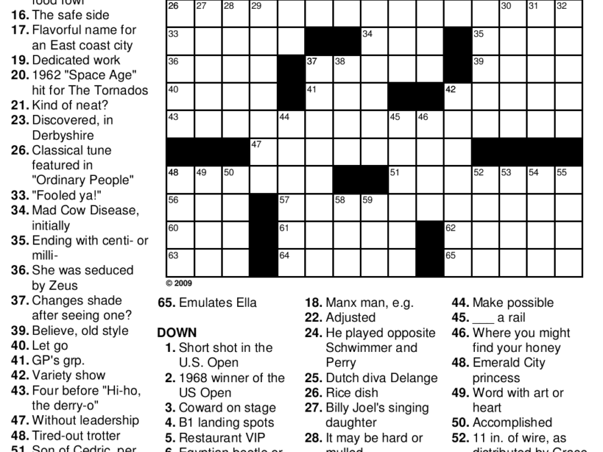 Free On line Crossword 123 Take Care Beekeeper Crosswords