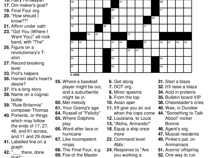 Free Printable Crossword Puzzle 91 In The Stars Beekeeper Crosswords