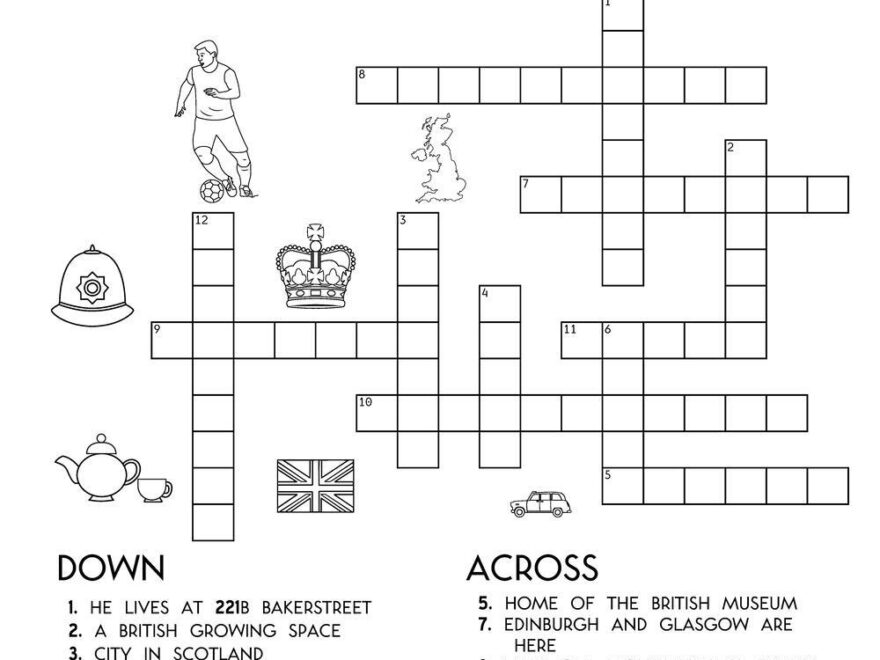 Free Printable Crossword Puzzles English Download Free Printable Crossword Puzzles English Png Images Free Worksheets On Clipart Library