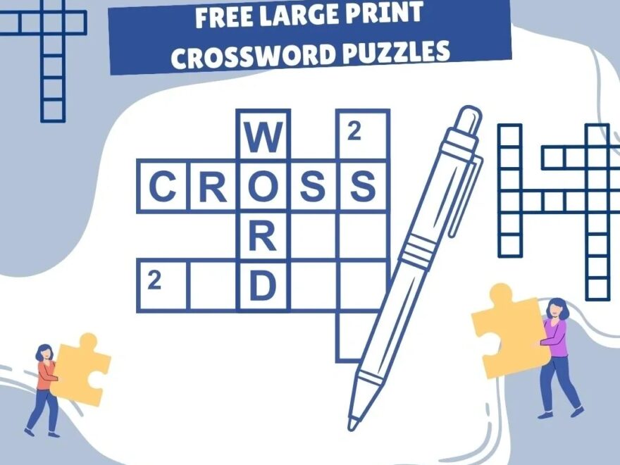 Free Printable Crossword Puzzles For Seniors