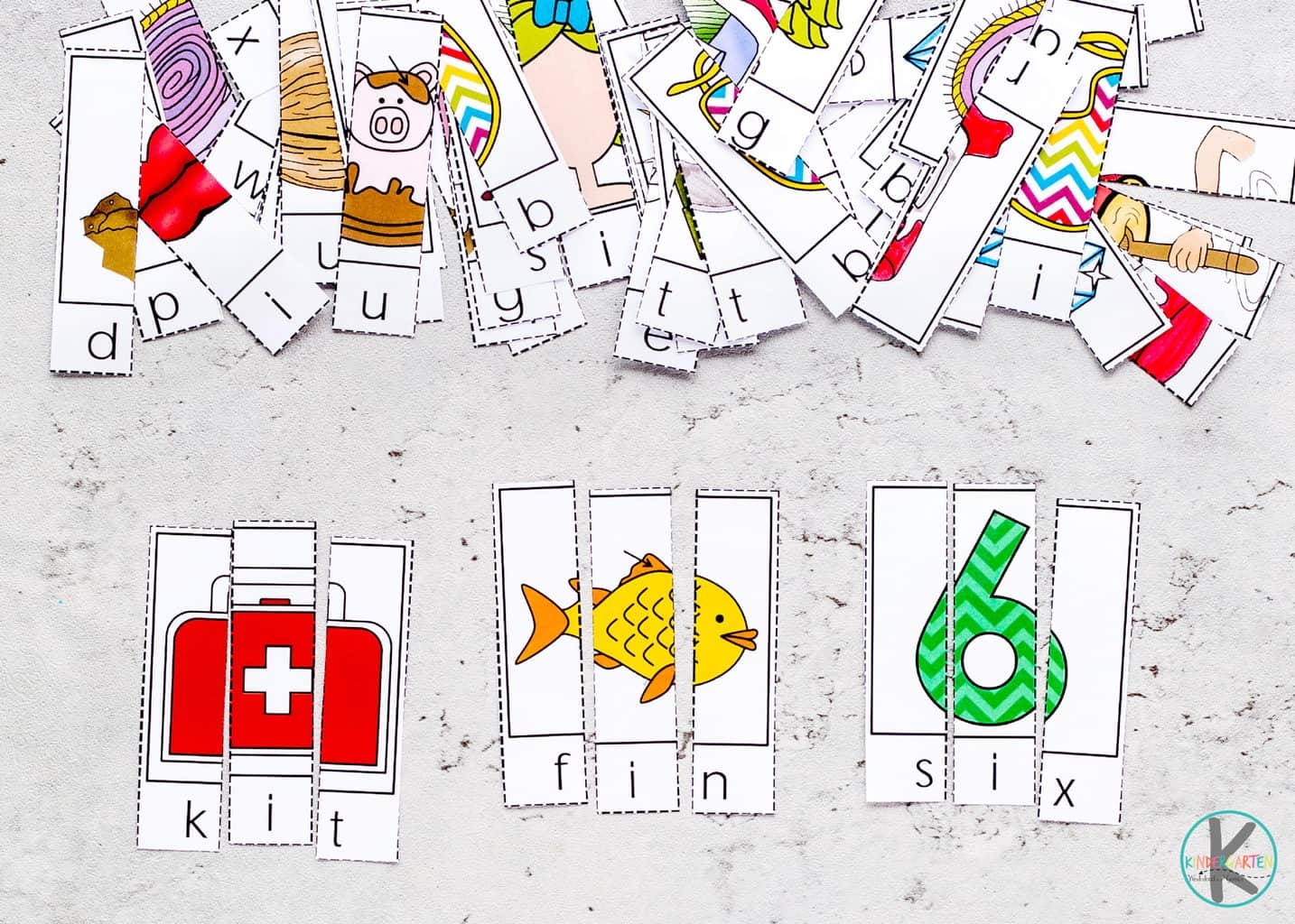 FREE Printable CVC Word Puzzles Activity For Kindergarten FREE Printable CVC Word Puzzles Activity For Kindergarten