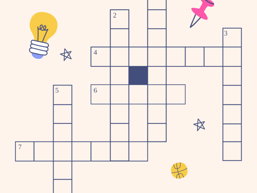 Free Printable Mini Crossword Puzzle Template To Edit Online