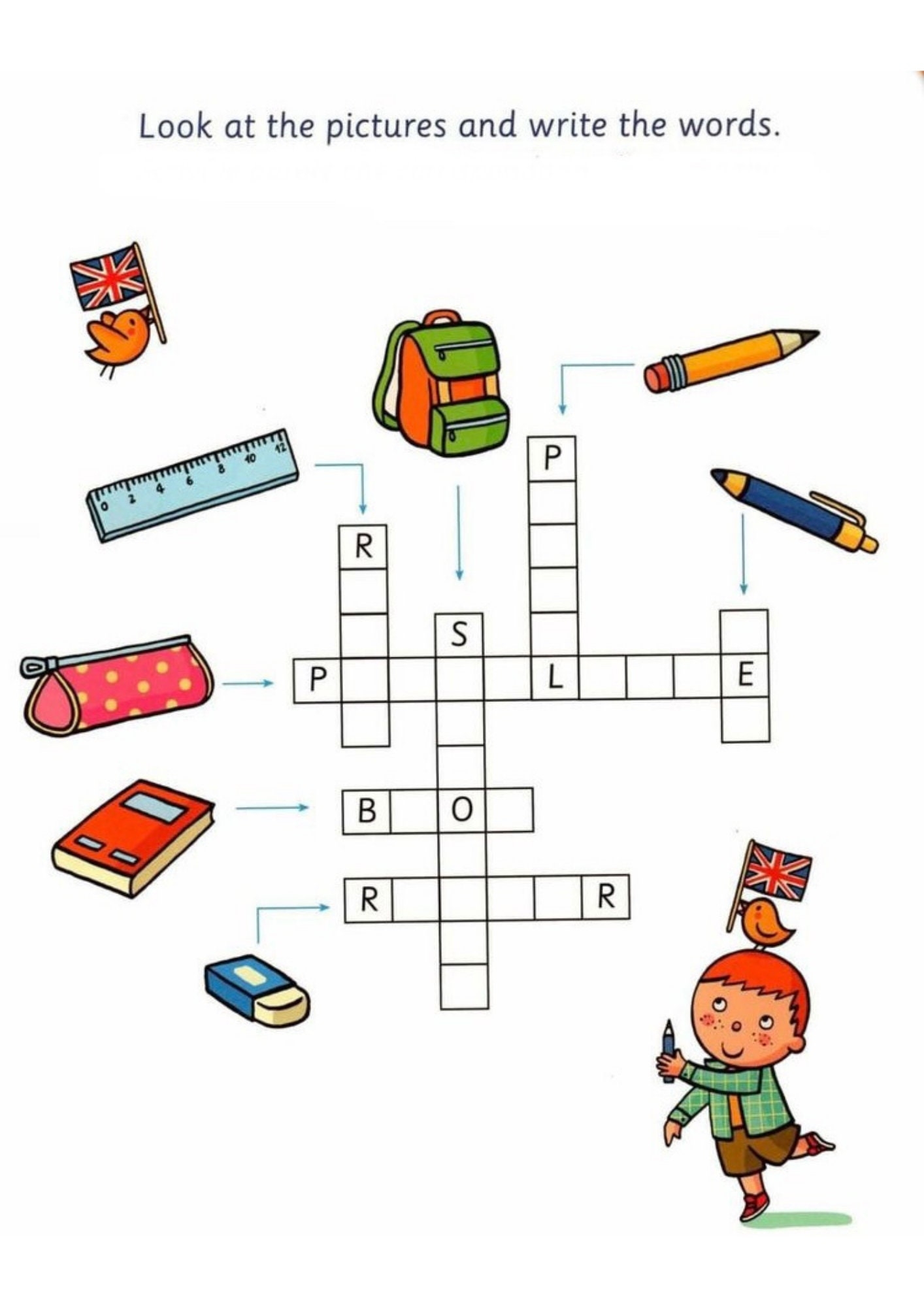 Kids Crossword Puzzles Printable