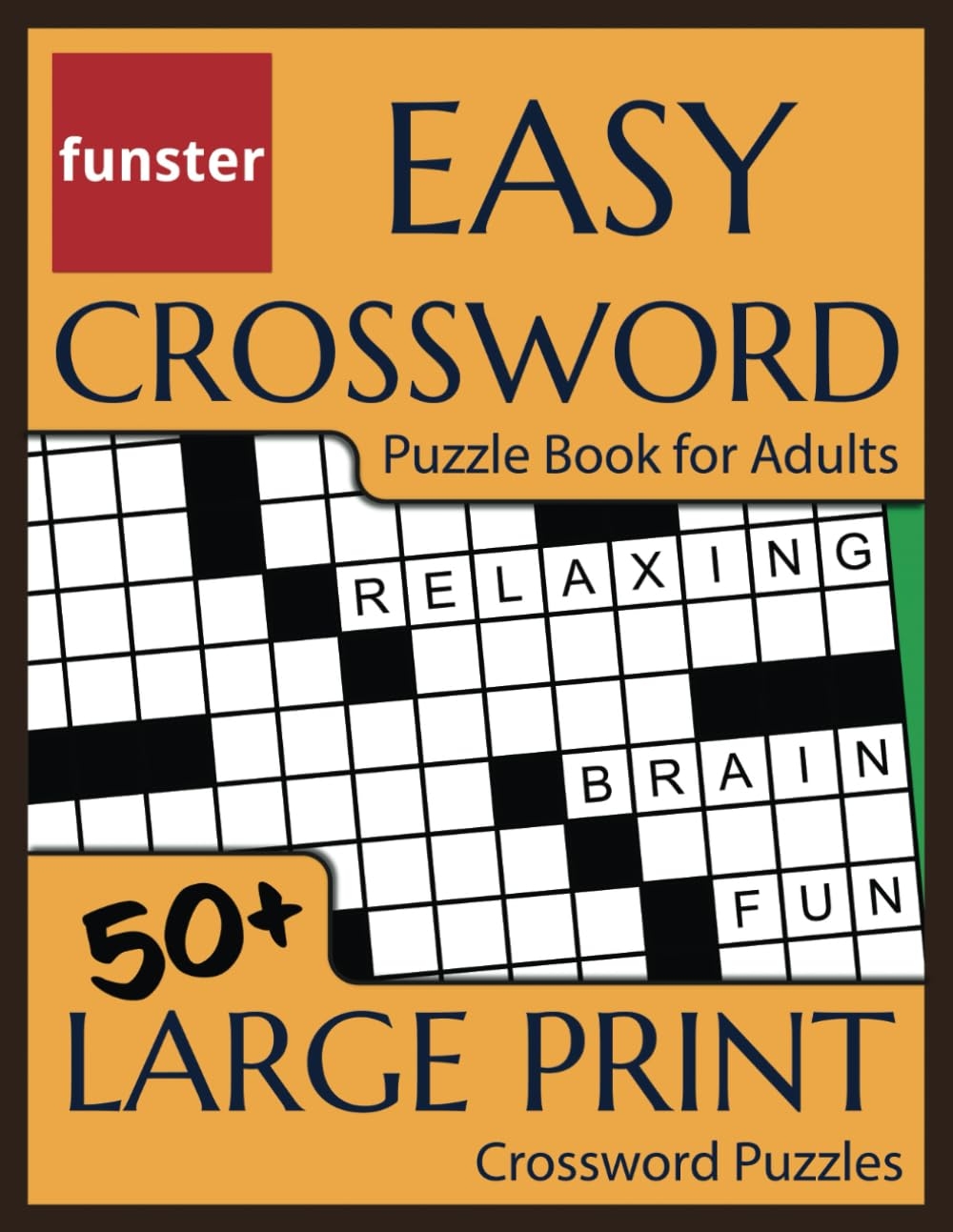 Funster Easy Crossword Puzzle Book For Adults 50 Jamaica Ubuy