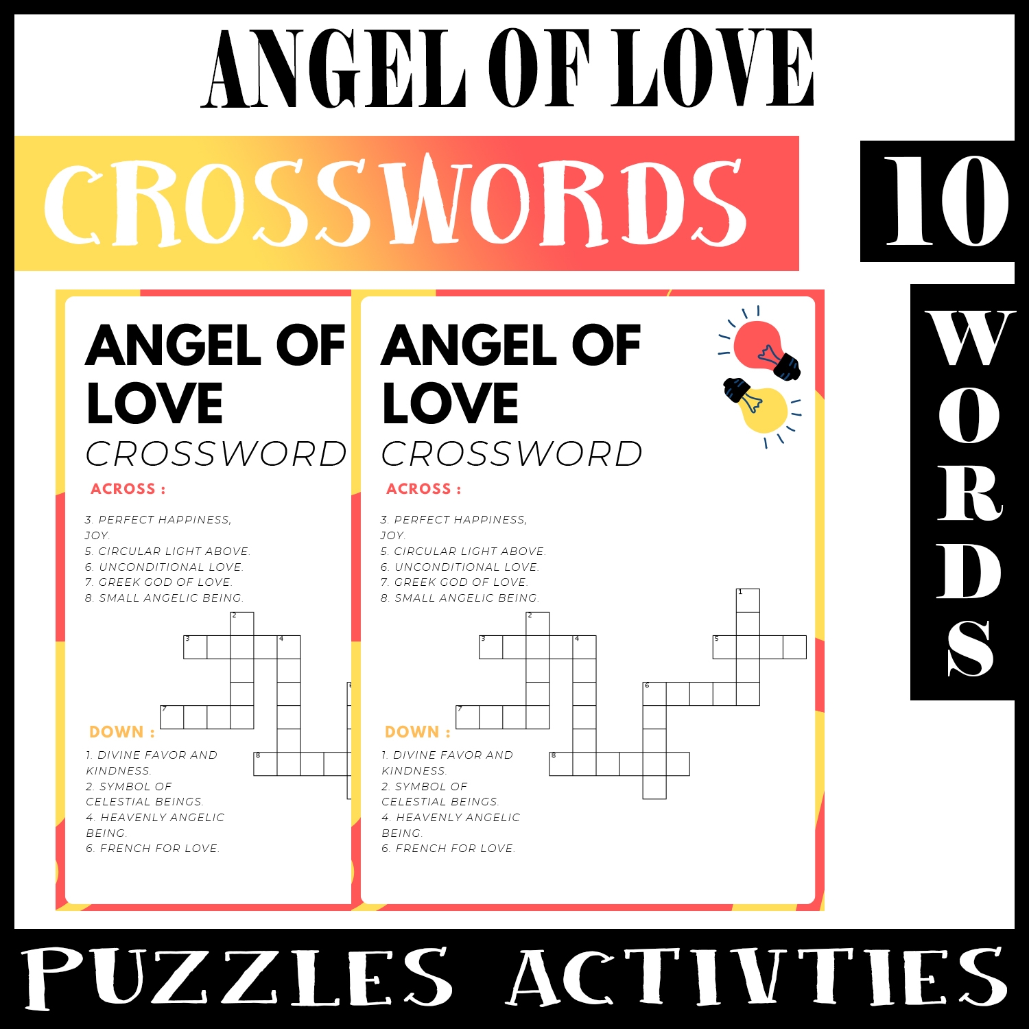 Giving Valentines No Prep Crossword Puzzle Worksheet Activity For Morning Work Made By Teachers