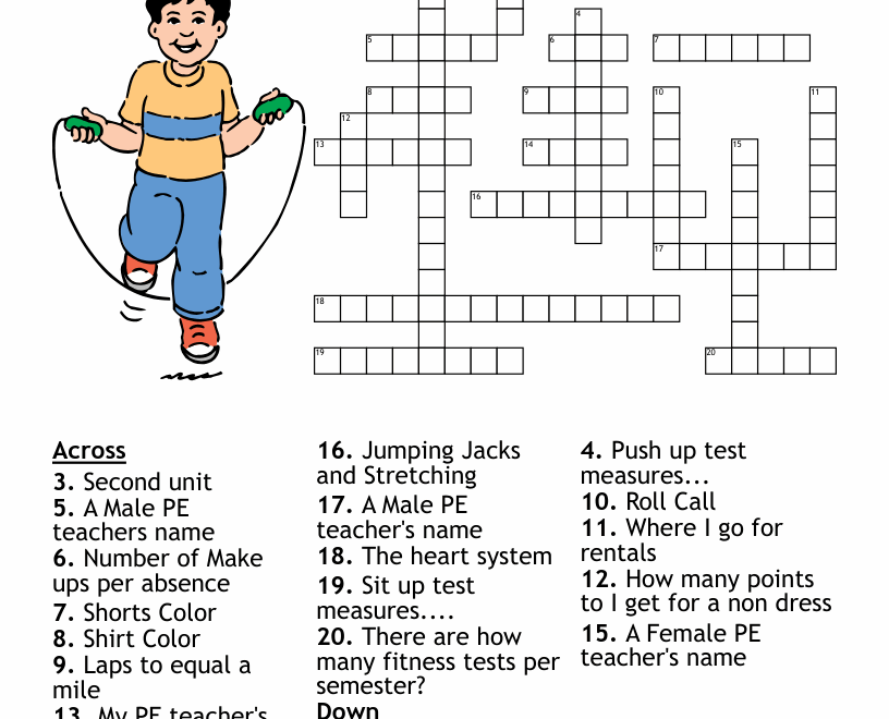 Grade 4 Crossword WordMint