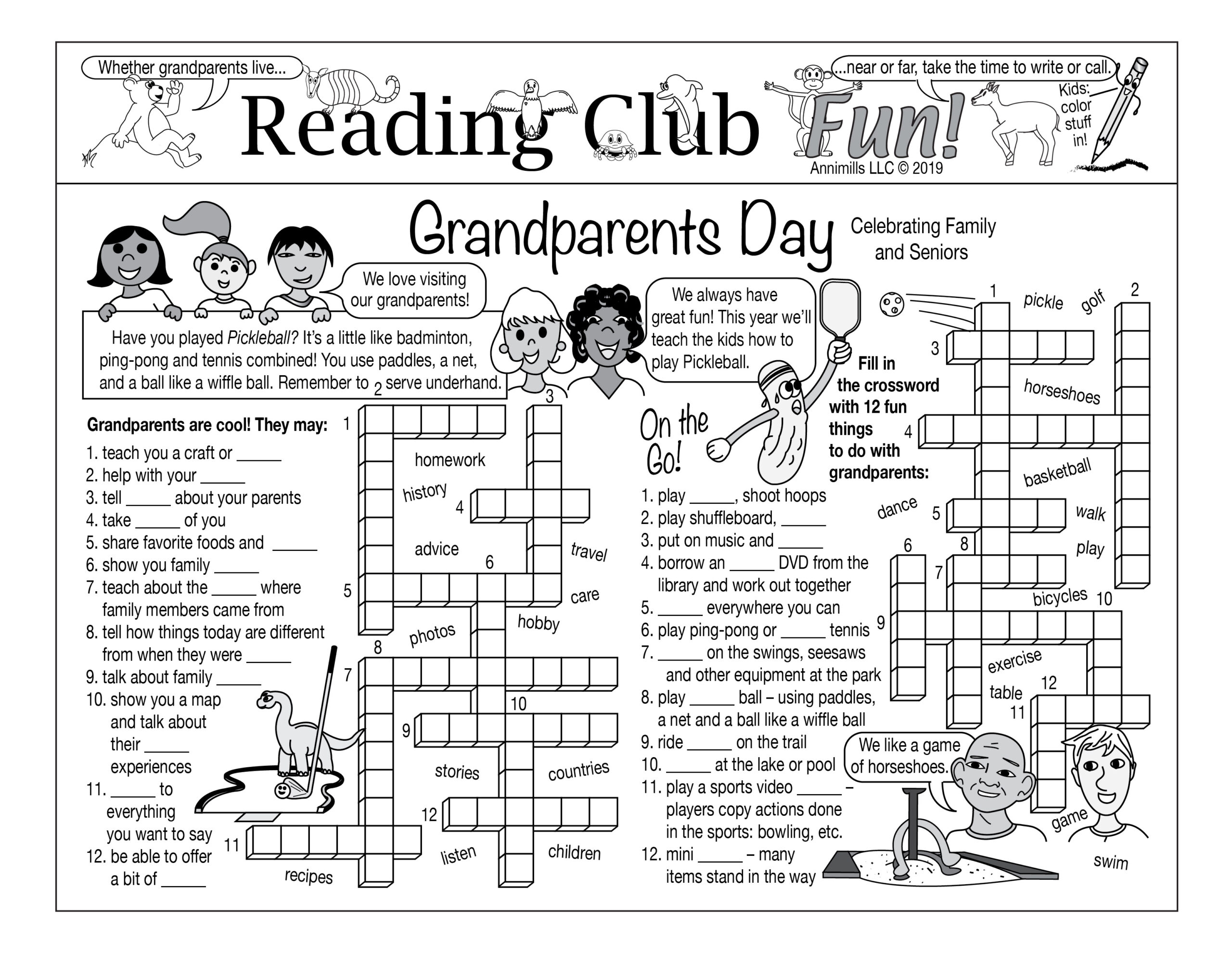 Grandparents Day Two Page Activity Set And Puzzles Made By Teachers Grandparents Day Two Page Activity Set And Puzzles Made By Teachers