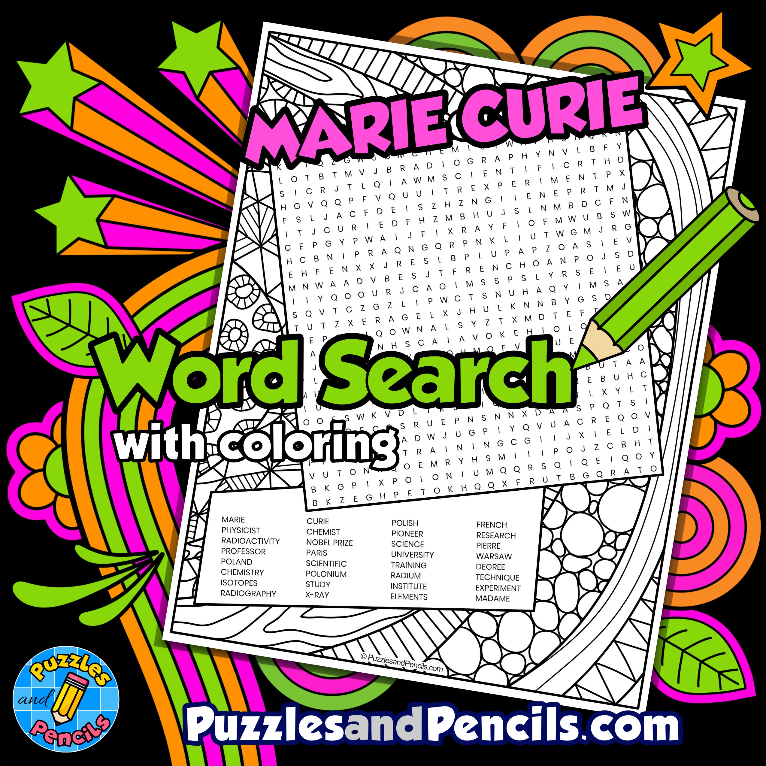 Gymnastics Word Search Puzzle Activity With Coloring Made By Teachers