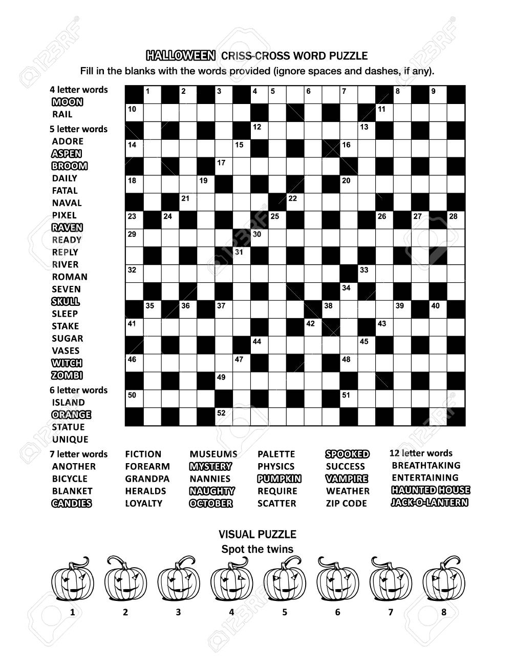 Free Printable Themed Crossword Puzzles Free Printable Themed Crossword Puzzles