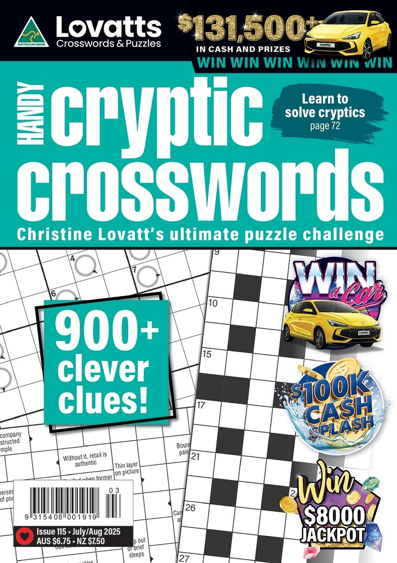 Handy Cryptic Crosswords Magazine Lovatts Crosswords Puzzles Handy Cryptic Crosswords Magazine Lovatts Crosswords Puzzles