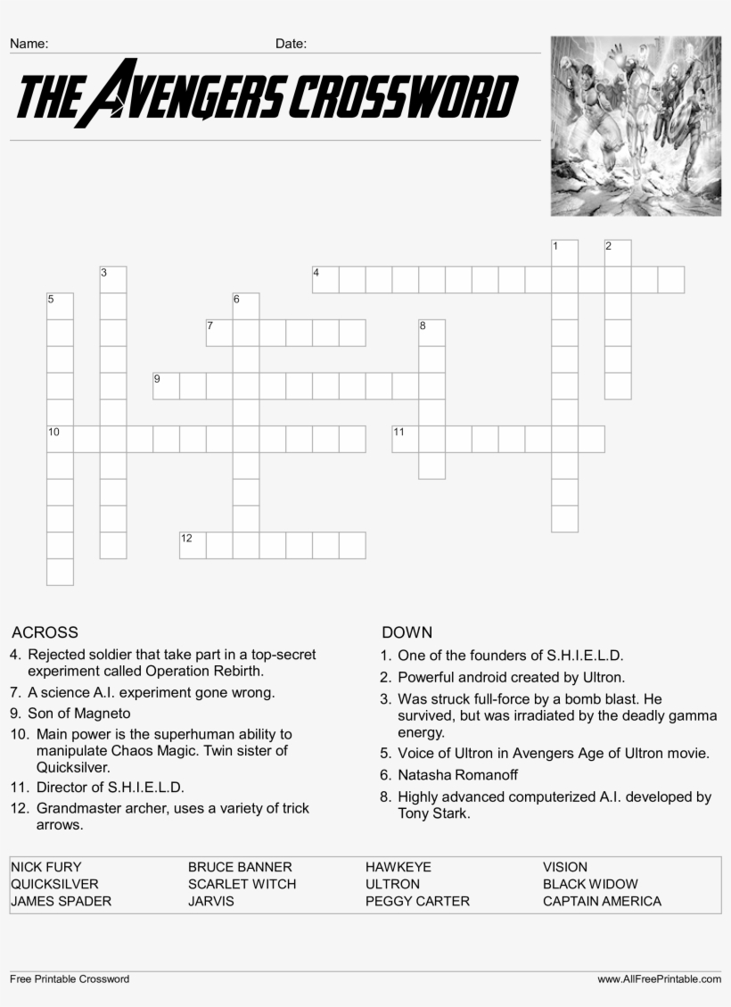 Hauptschablonenbild Crucigrama De Los Vengadores Free Transparent PNG Download PNGkey Hauptschablonenbild Crucigrama De Los Vengadores Free Transparent PNG Download PNGkey