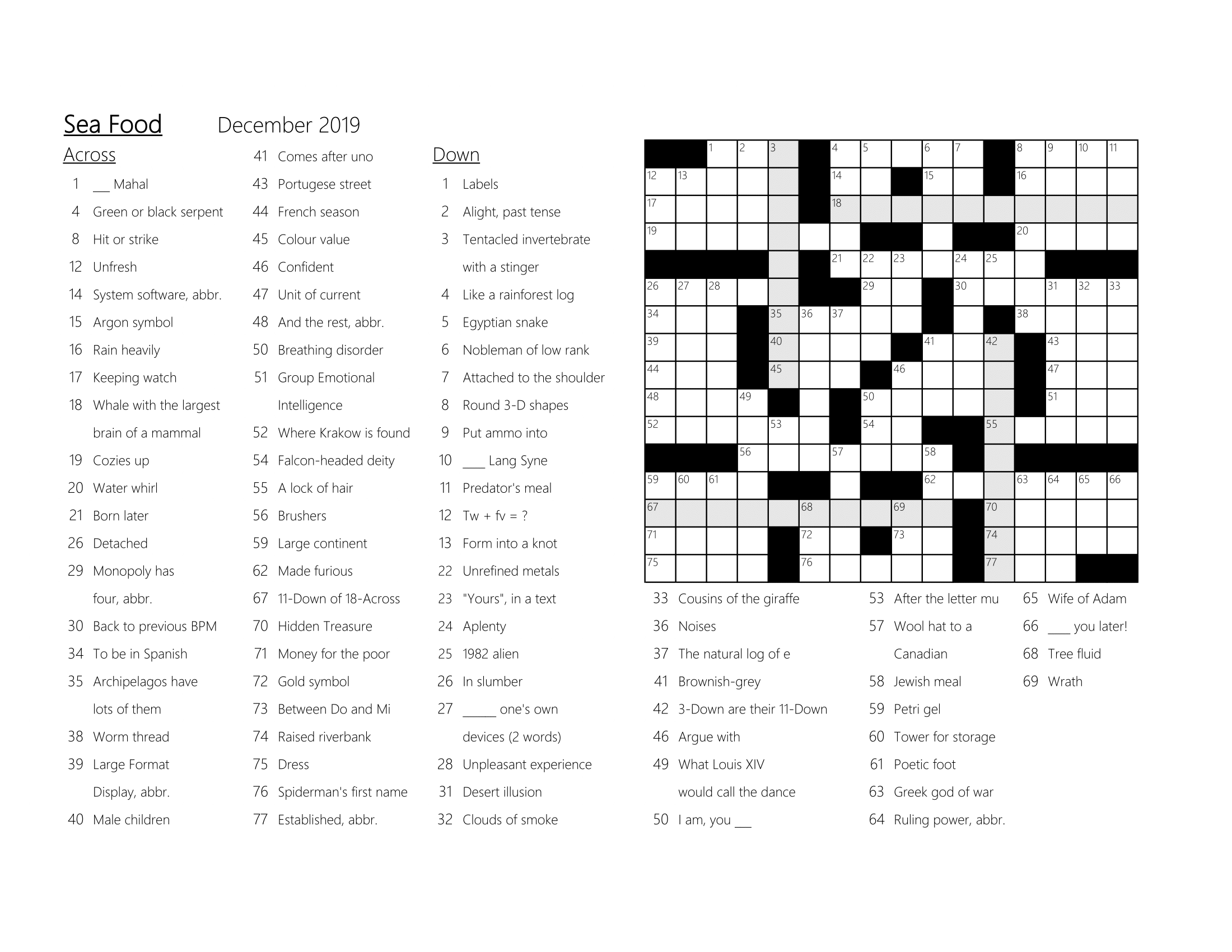 Hello All I ve Created This Crossword For My School s Student Newspaper And I d Love Some Feedback From The Experts Before I Submit It Thanks In Advance D R crossword Hello All I ve Created This Crossword For My School s Student Newspaper And I d Love Some Feedback From The Experts Before I Submit It Thanks In Advance D R crossword