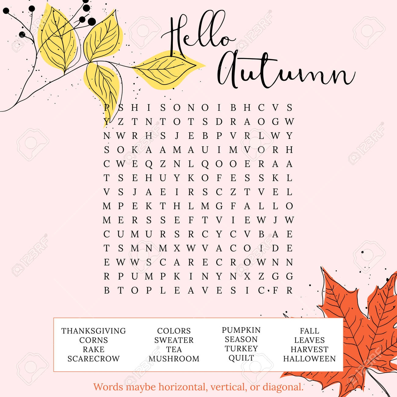 Hello Autumn Word Search Puzzle For Children Or Adults Crossword Game For Learning English Words Fun Suitable For Social Media Post Educational Worksheet Royalty Free SVG Cliparts Vectors And Stock Illustration Image Hello Autumn Word Search Puzzle For Children Or Adults Crossword Game For Learning English Words Fun Suitable For Social Media Post Educational Worksheet Royalty Free SVG Cliparts Vectors And Stock Illustration Image