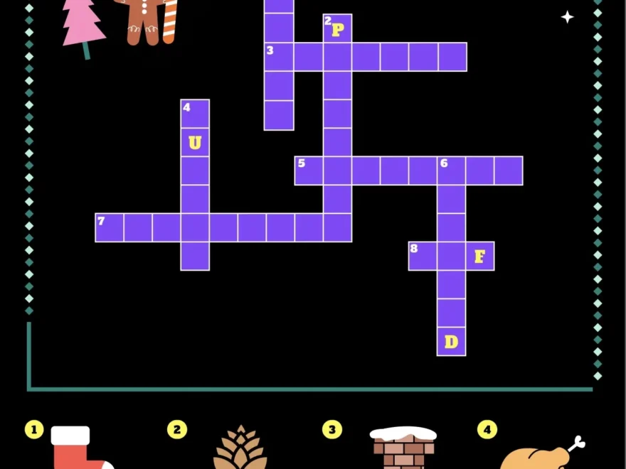 Holiday Cheer 2025 Christmas Crossword Puzzles UPDF
