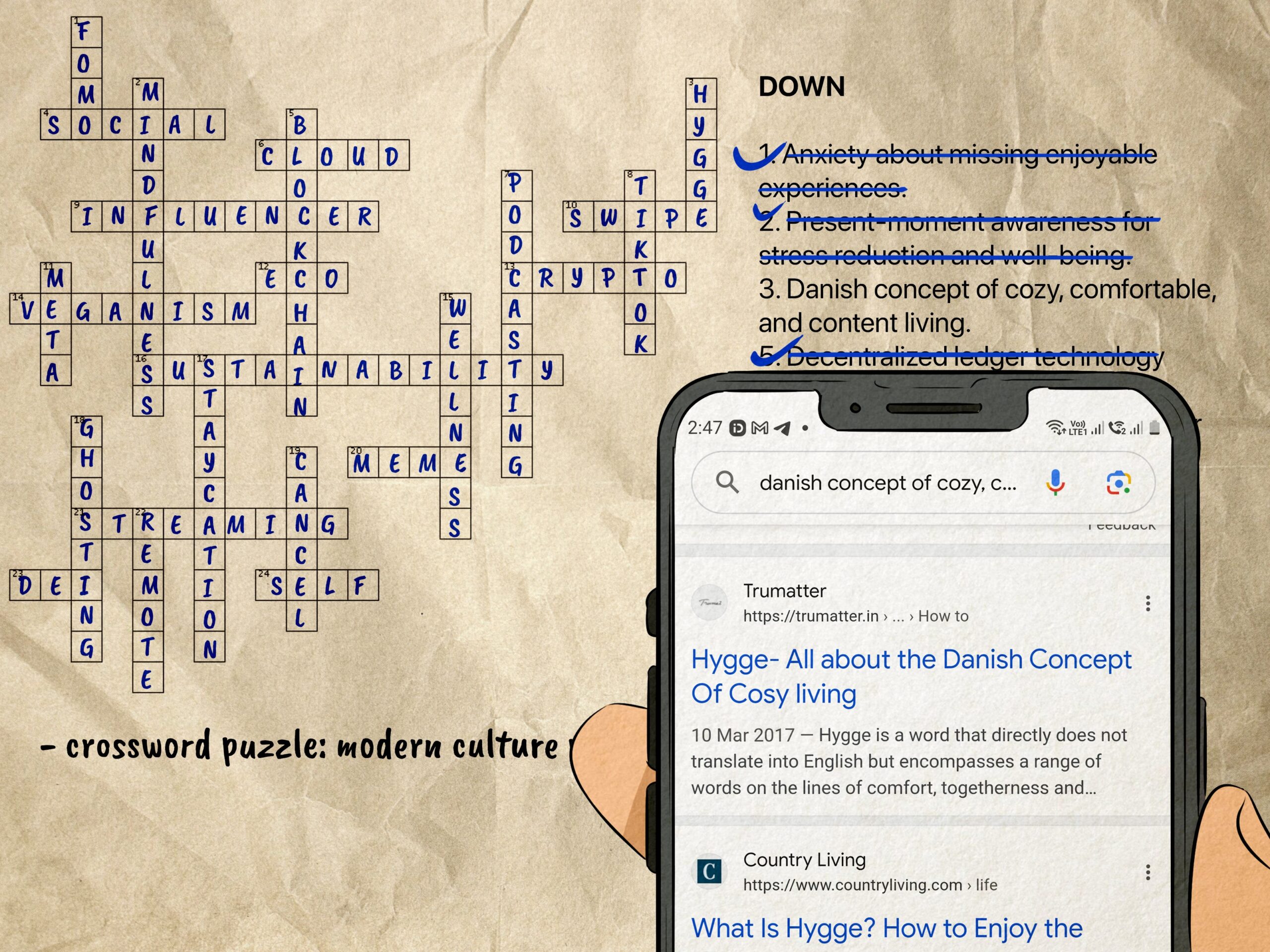 Printable Trivia Easy Crossword Puzzles Adults