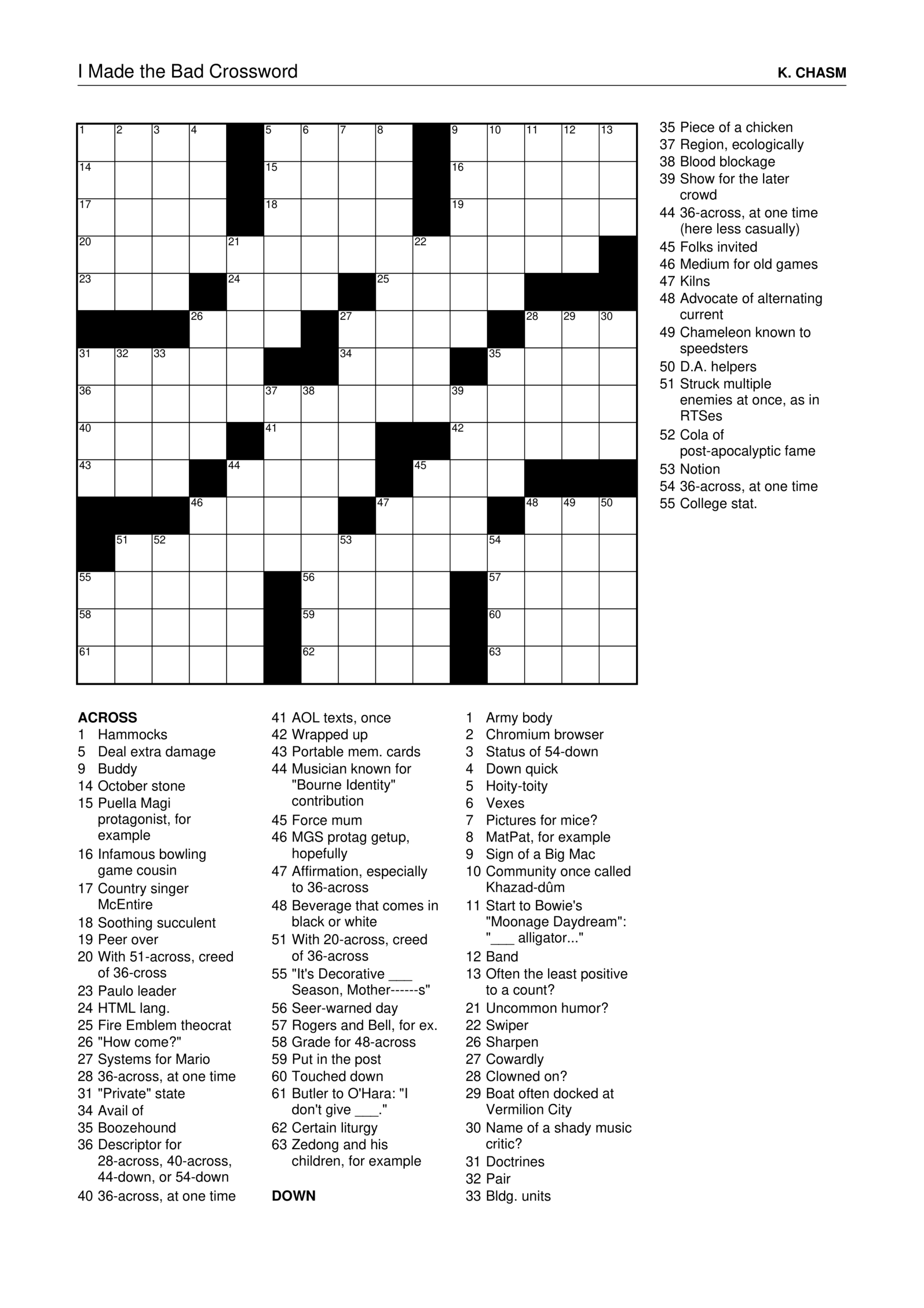 I ve Been On A Crossword making Kick Lately Here s My Latest Work Enjoy I Promise This Is Relevant To This Subreddit R TwoBestFriendsPlay I ve Been On A Crossword making Kick Lately Here s My Latest Work Enjoy I Promise This Is Relevant To This Subreddit R TwoBestFriendsPlay