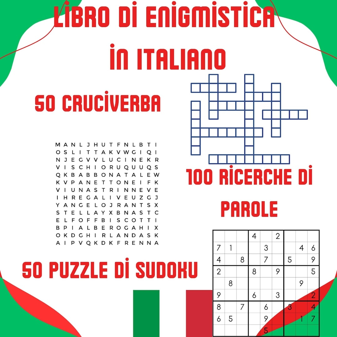 Italian Crossword Puzzles Printable Italian Crossword Puzzles Printable