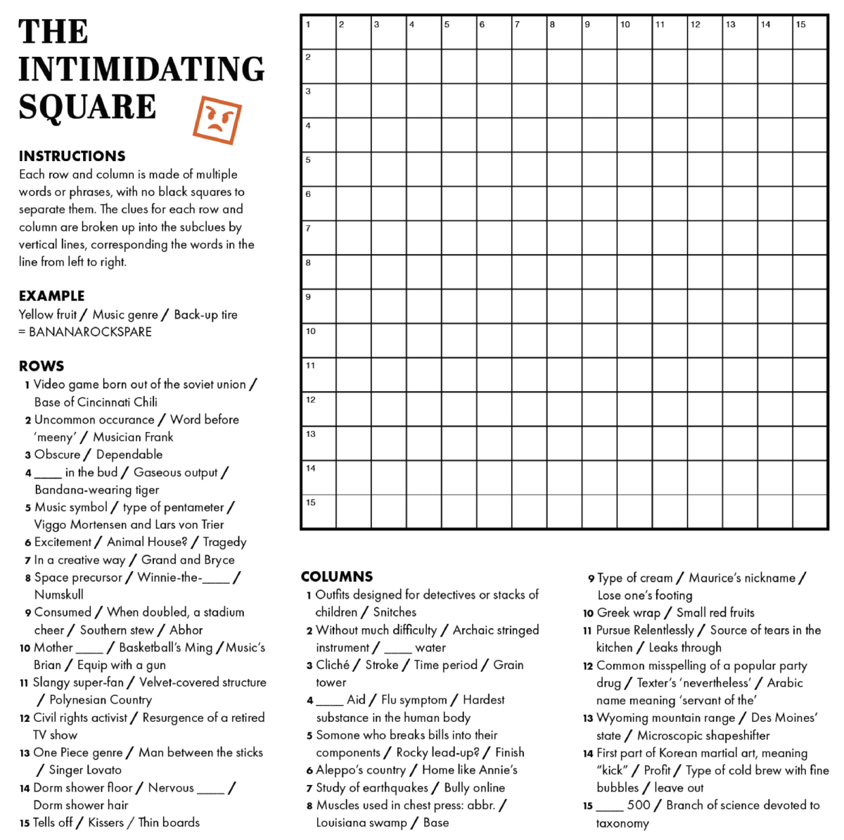 January Intimidating Square The Daily Barometer