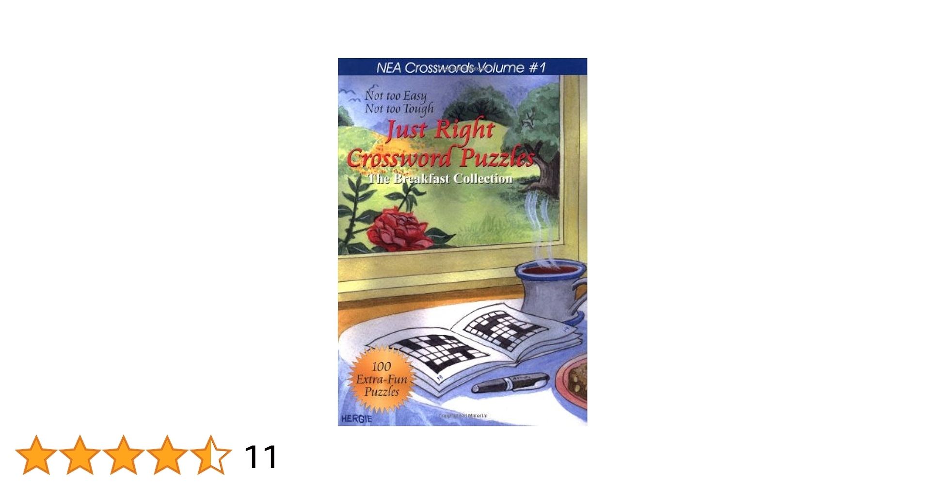 Just Right Crossword Puzzles Volume 1 The Breakfast Collection NEA Crosswords Quill Driver Books 9781884956614 Amazon Books Just Right Crossword Puzzles Volume 1 The Breakfast Collection NEA Crosswords Quill Driver Books 9781884956614 Amazon Books