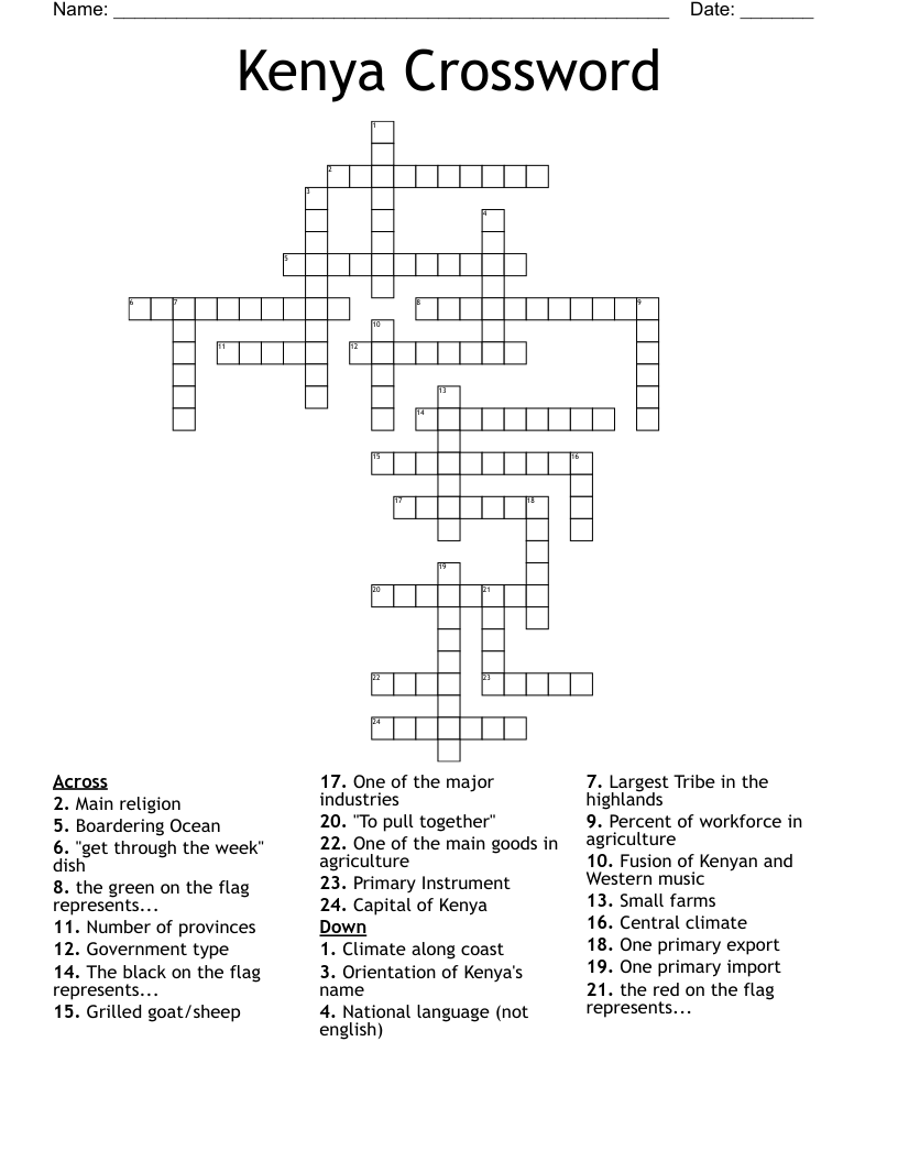 English Workforse Word Search Crossword Printable