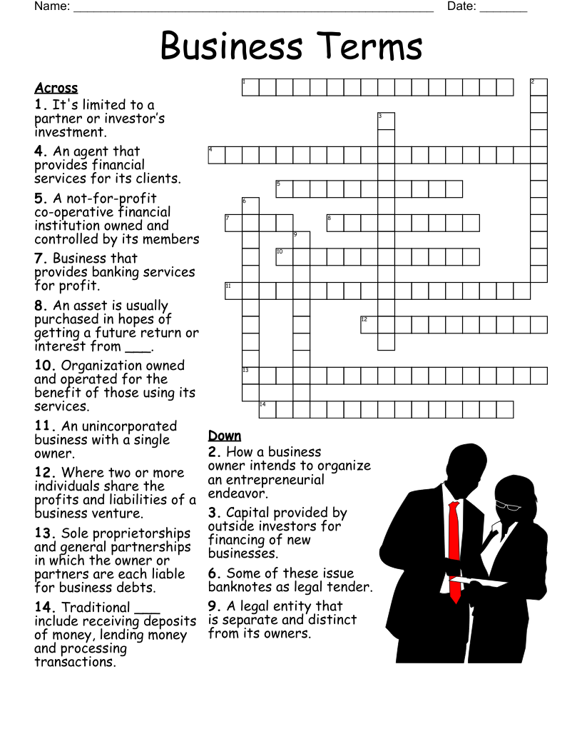 Key Business Terms Word Search WordMint
