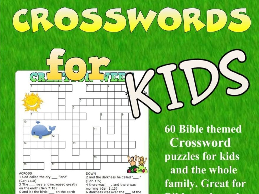 Kids Bible Theme Crossword Puzzles Volume 1 60 Bible Themed Crossword Puzzles On Bible Characters Places And Events Watson Gary W 9781539768562 Amazon Books