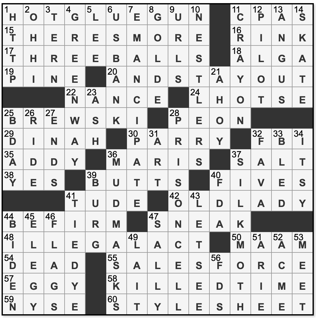 L A Times Crossword Corner Saturday July 27 2024 Lance Enfinger Bob Weisz L A Times Crossword Corner Saturday July 27 2024 Lance Enfinger Bob Weisz
