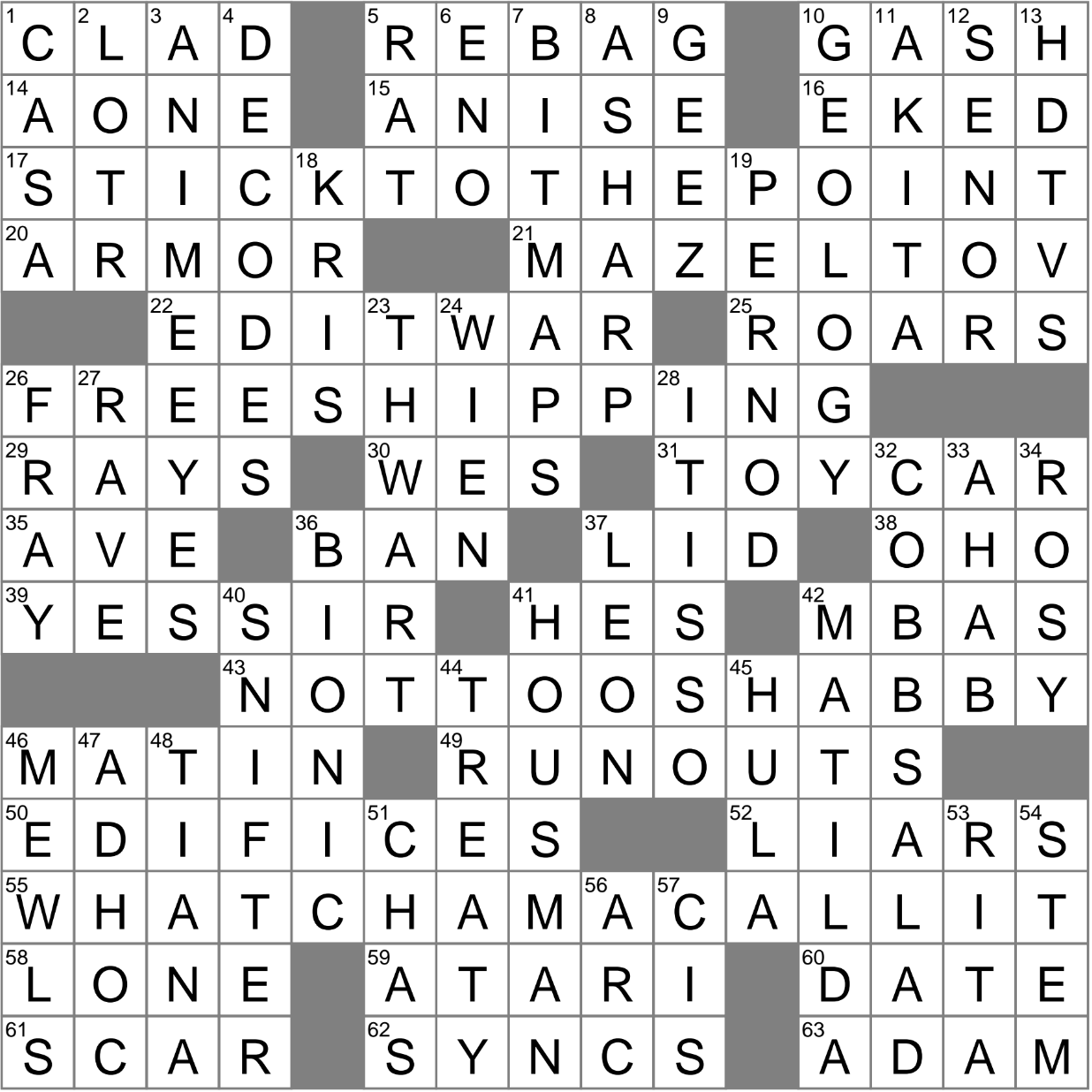 LA Times Crossword 1 Apr 23 Saturday LAXCrossword
