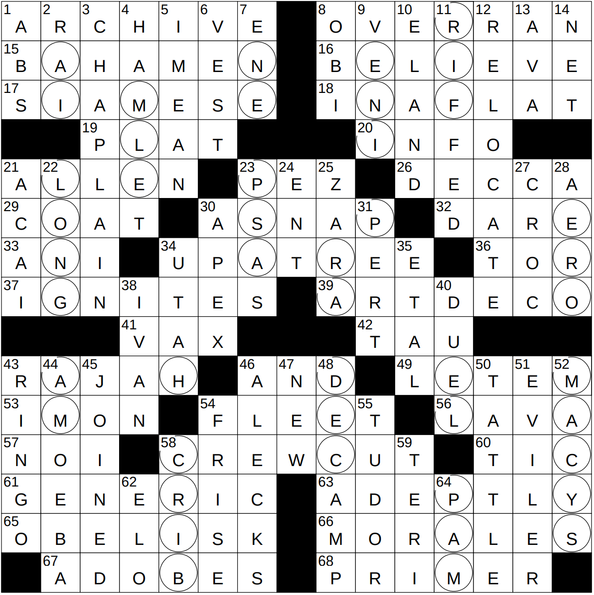 LA Times Crossword
